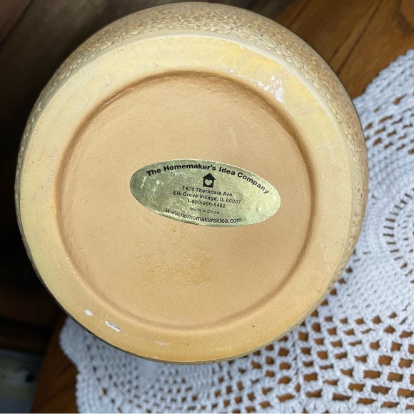 HOMEMAKER’S IDEA COMPANY Black And Orange/Beige Vase Art Southwest Style - Picture 6 of 8